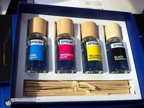 A little CMYK Fragrance gift from Epson~