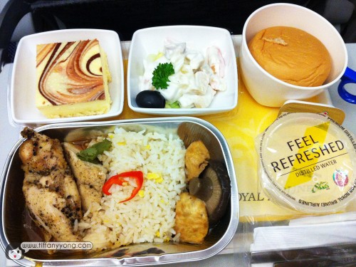 Normal Meal Royal Brunei Airlines