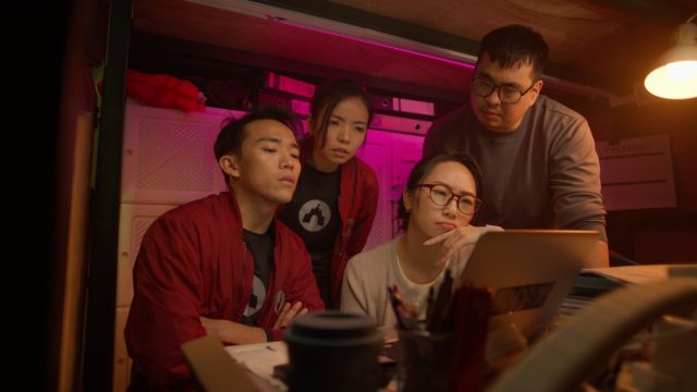 Peps Goh, Tiffany Yong, Oon Shu An, Jon Cancio, Sandbox Movie Still